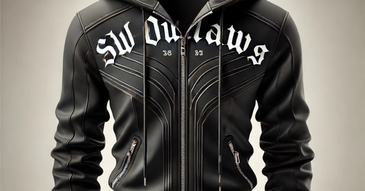 SW Outlaws Black Hooded Jacket